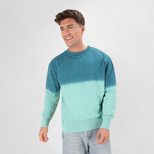 Sweatshirt Unissexo Bicolor com Efeito Único