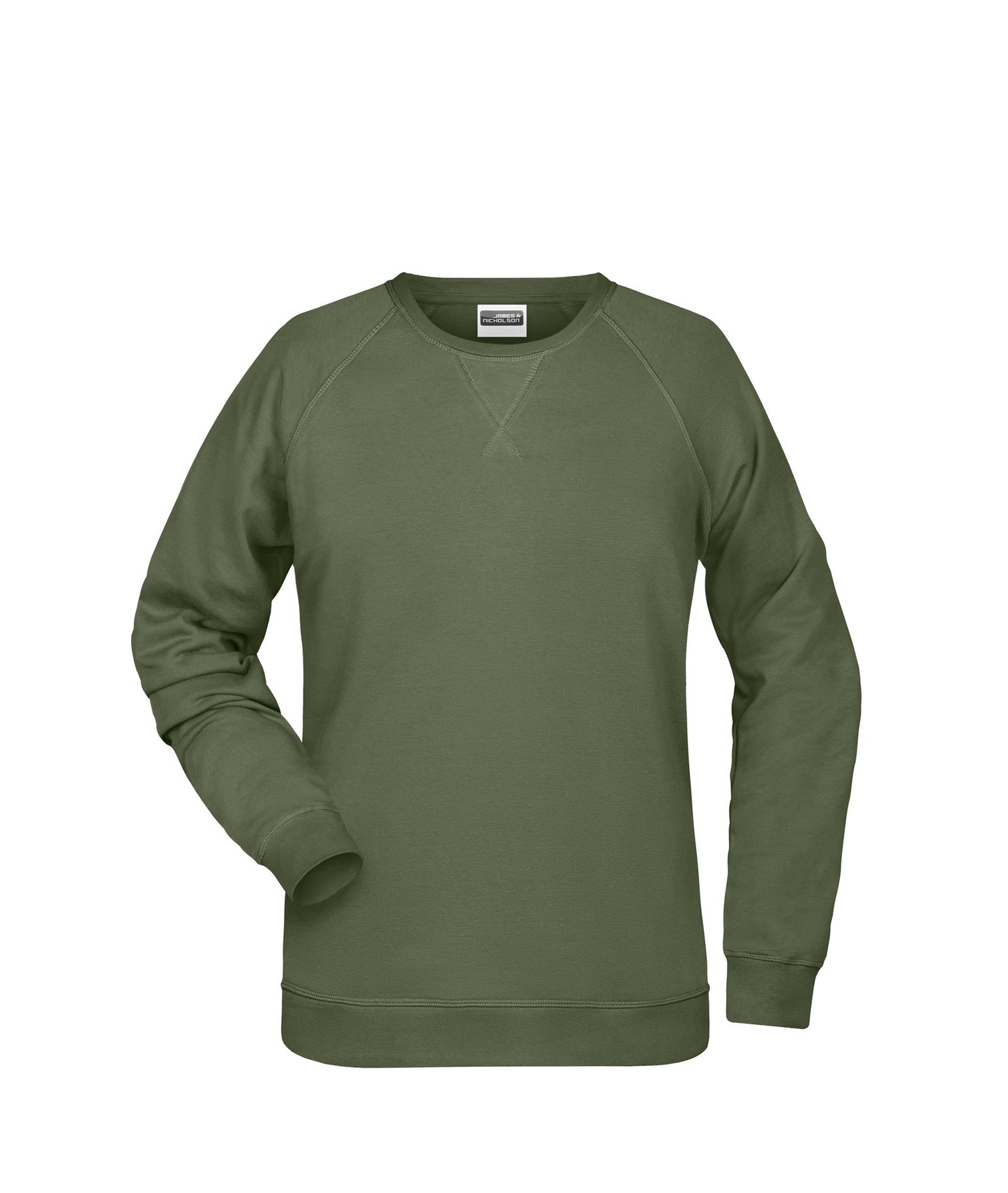 Sweatshirt Senhora Raglan Confortável e Sustentável