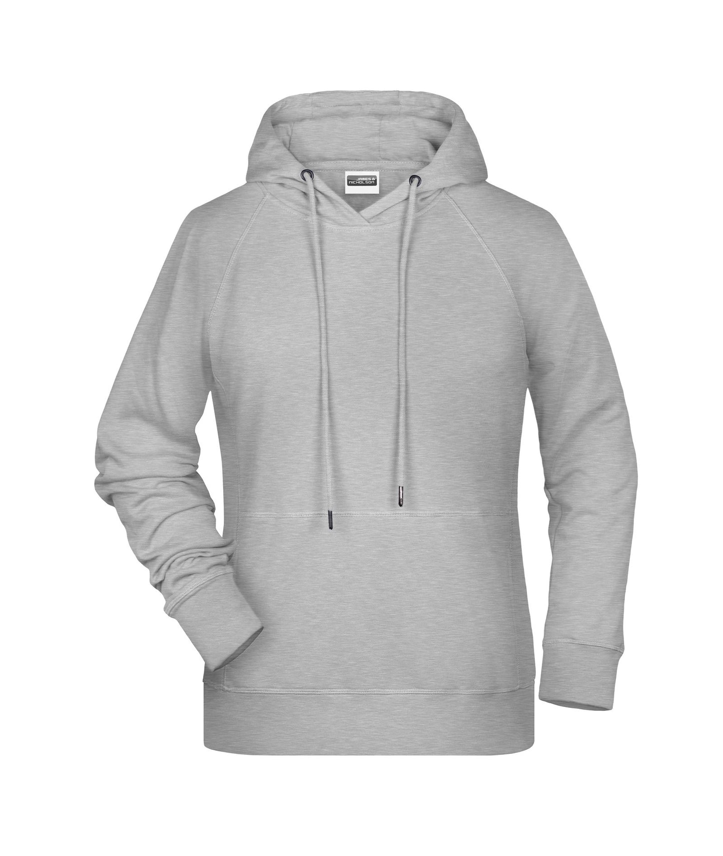 Sweatshirt com Capuz Senhora Raglan Sustentável
