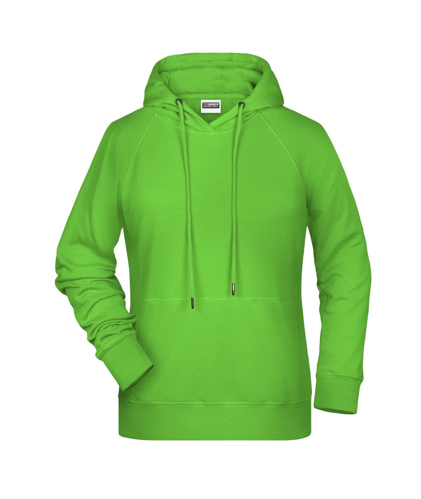 Sweatshirt com Capuz Senhora Raglan Sustentável