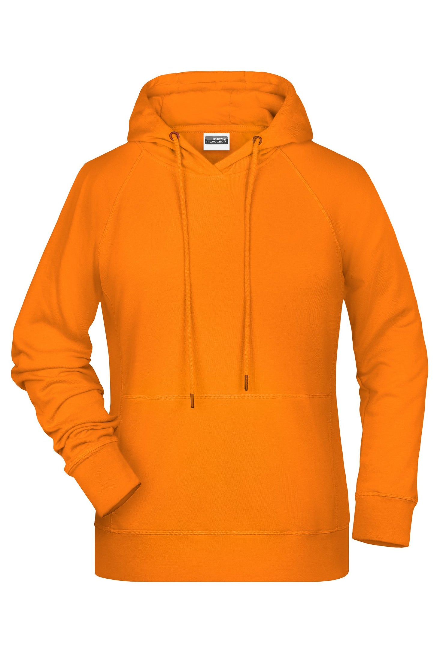 Sweatshirt com Capuz Senhora Raglan Sustentável