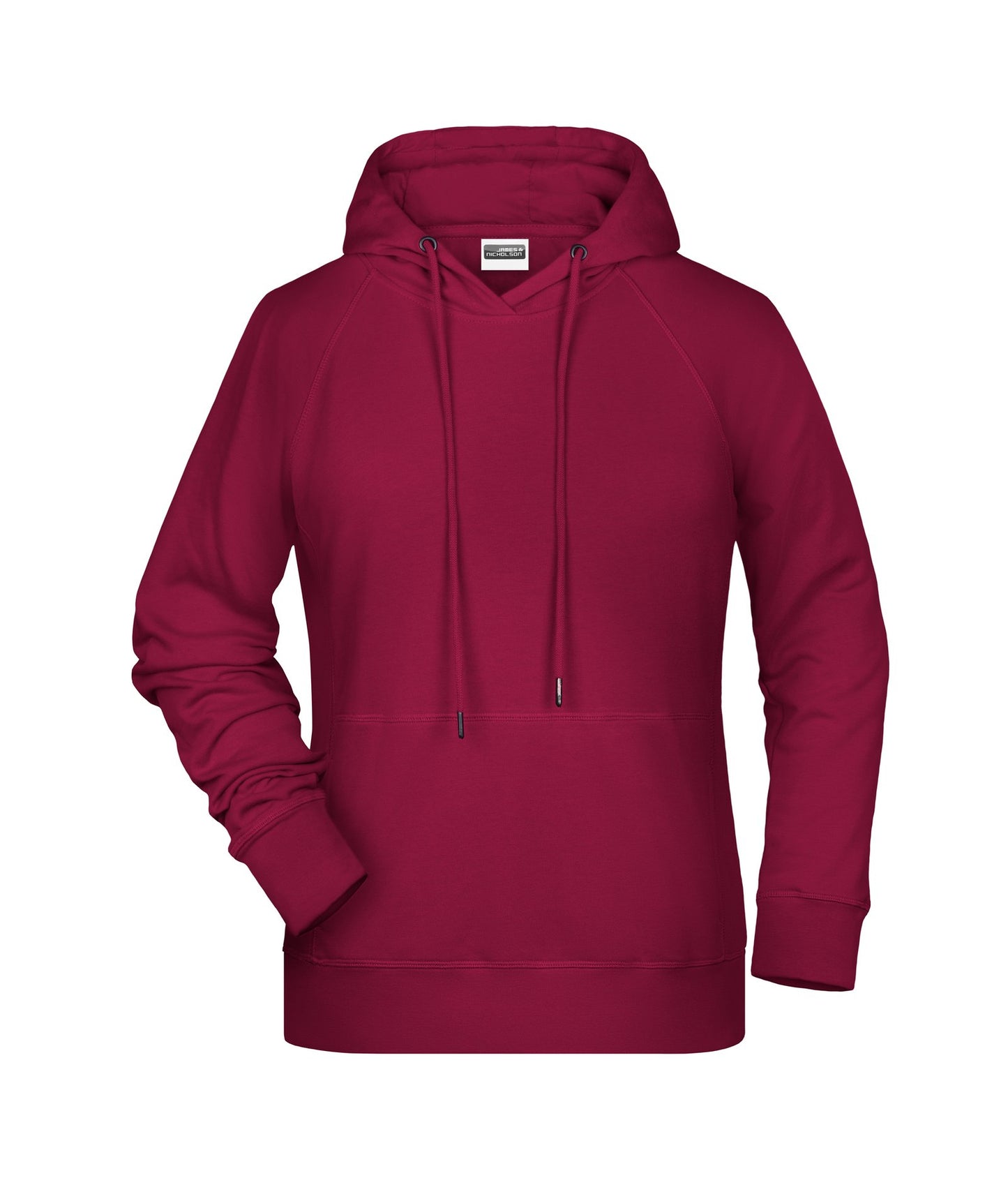 Sweatshirt com Capuz Senhora Raglan Sustentável