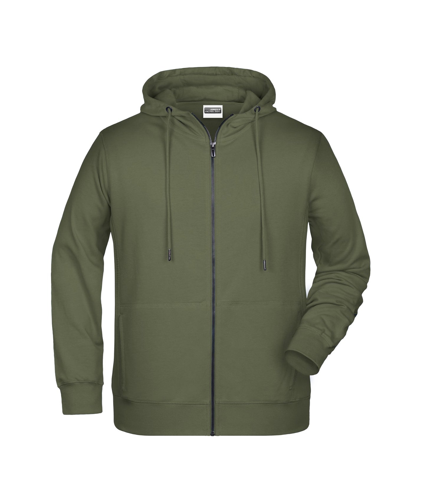 Sweatshirt com Capuz e Fecho para Homem