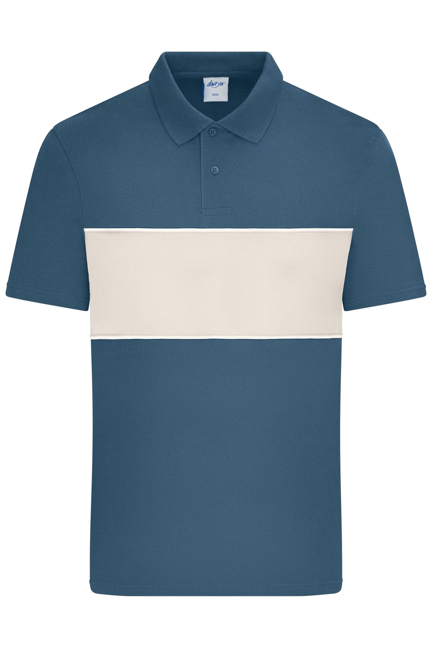 Polo Unisexo Colour-Block com Certificação OCS