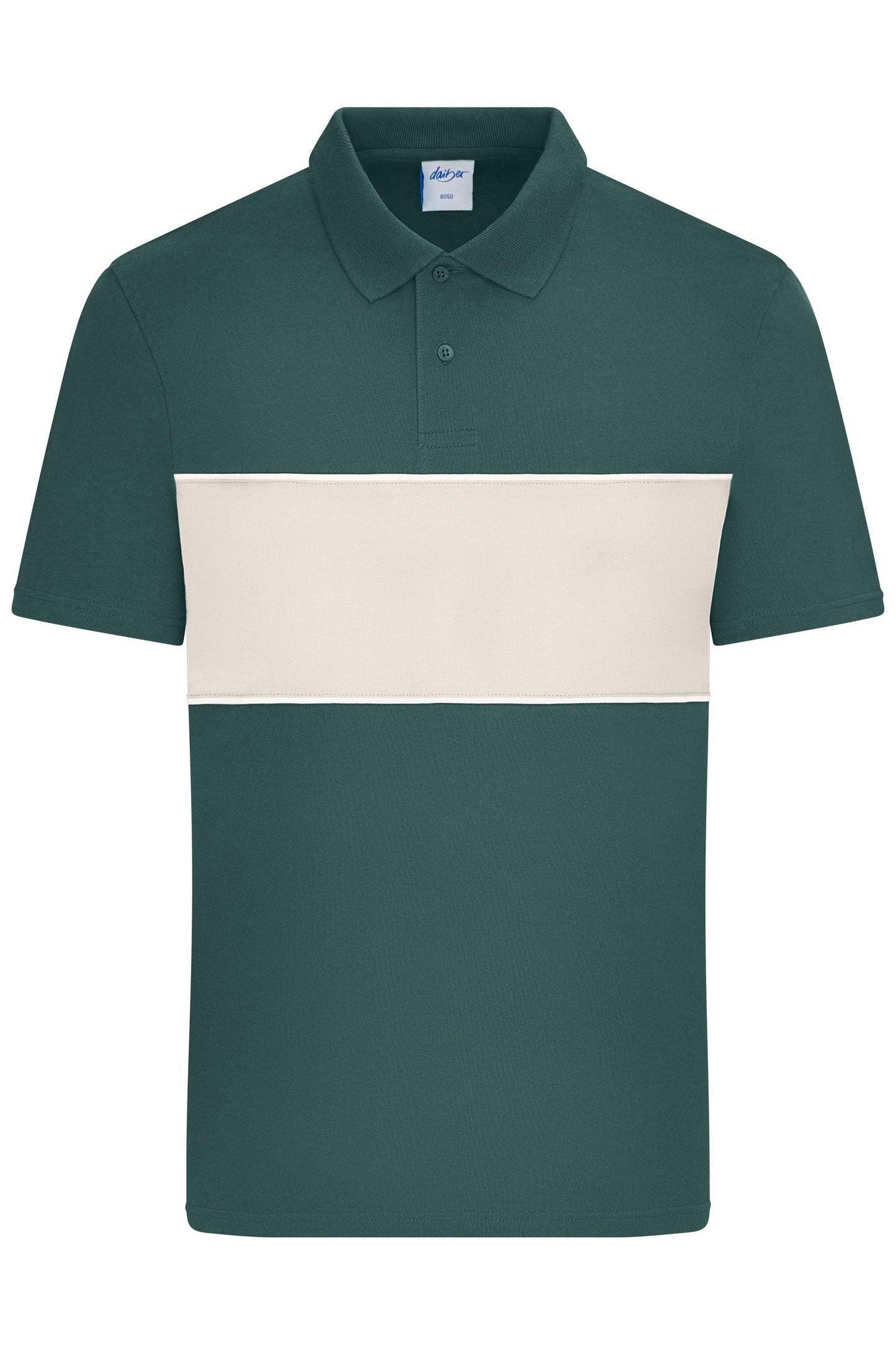Polo Unisexo Colour-Block com Certificação OCS