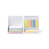 Conjunto de Post-its Coloridos em Capa Plástica