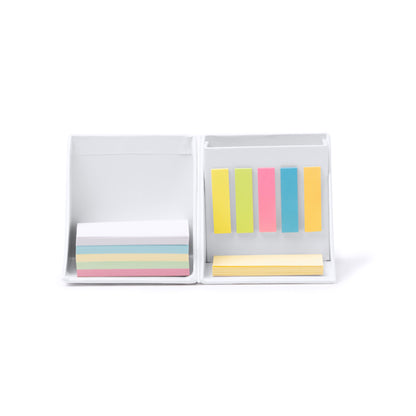 Conjunto de Post-its Coloridos em Capa Plástica