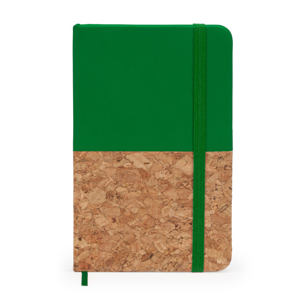 Caderno de Notas em Papel Reciclado com Capa de Cortiça