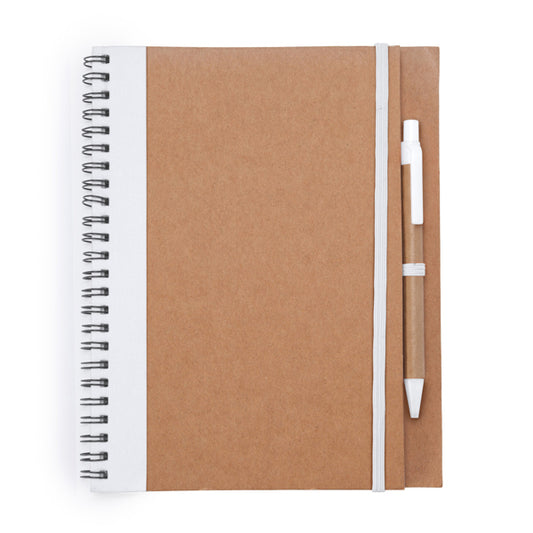 Caderno de Papel Reciclado com Capa Dura A5