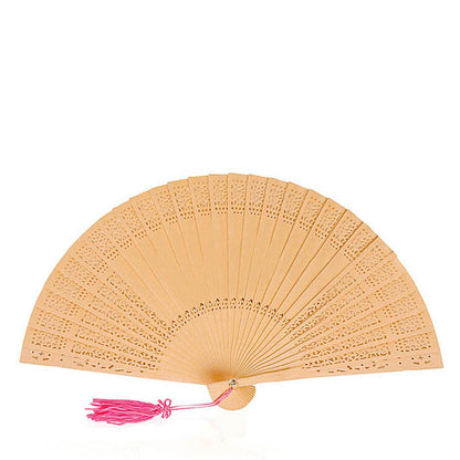 Ventilador Elegante em Madeira Natural