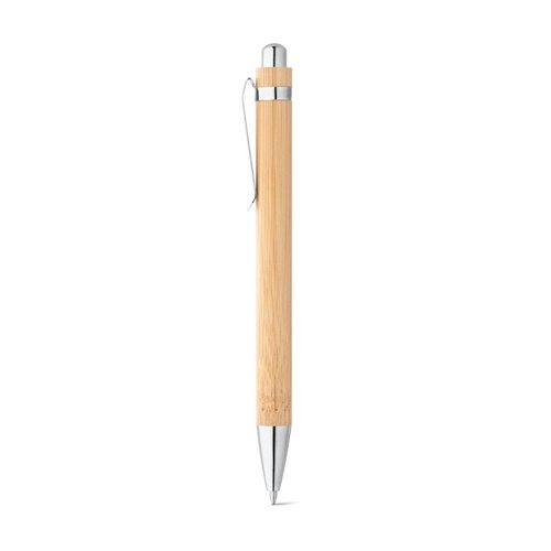 Esferográfica HERA em Bambu com Clipe Metálico