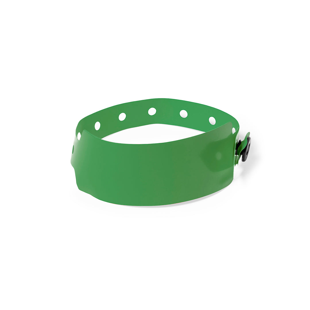 Pulseira em PVC Colorida com Fecho Ajustável