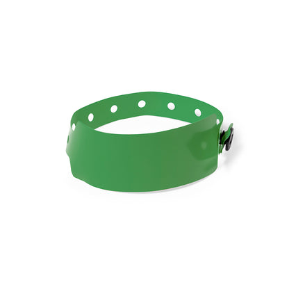 Pulseira em PVC Colorida com Fecho Ajustável