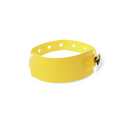 Pulseira em PVC Colorida com Fecho Ajustável