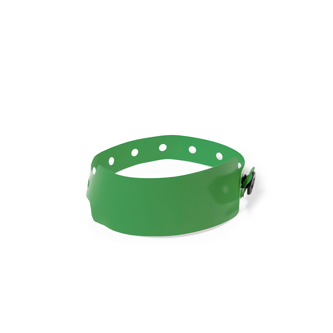 Pulseira em PVC Colorida com Fecho Ajustável