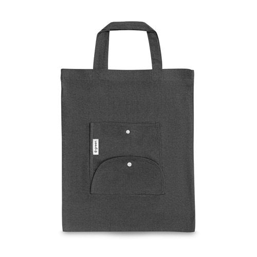 Saco dobrável SIENA em algodão e poliéster reciclado (140 g/m²)