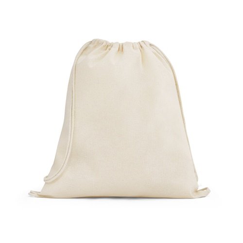 DAHAB Saco Mochila 100% Algodão 140g/m² com Alças