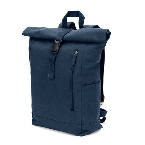 Mochila Roll Top em Algodão e Poliéster Reciclados (380 g/m²)