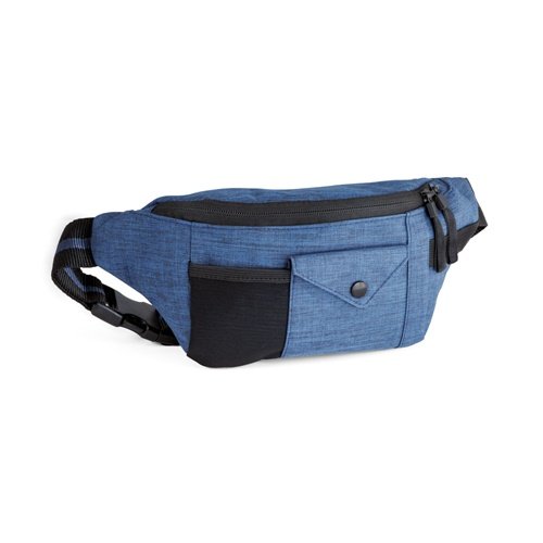MUZEUL Bolsa de Cintura em Poliéster 300D com Bolso Posterior