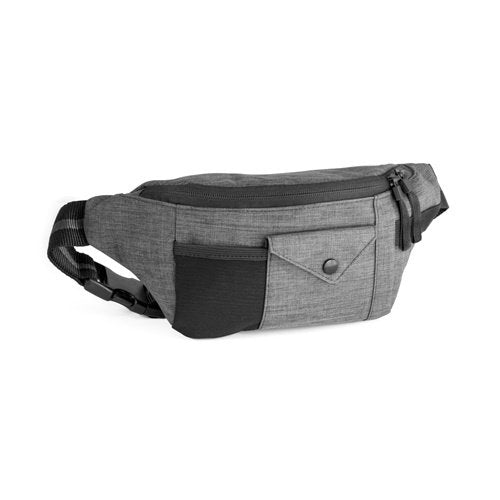 MUZEUL Bolsa de Cintura em Poliéster 300D com Bolso Posterior