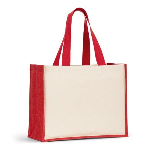 Saco Helsinque Colour em Canvas e Juta Laminada Colorida