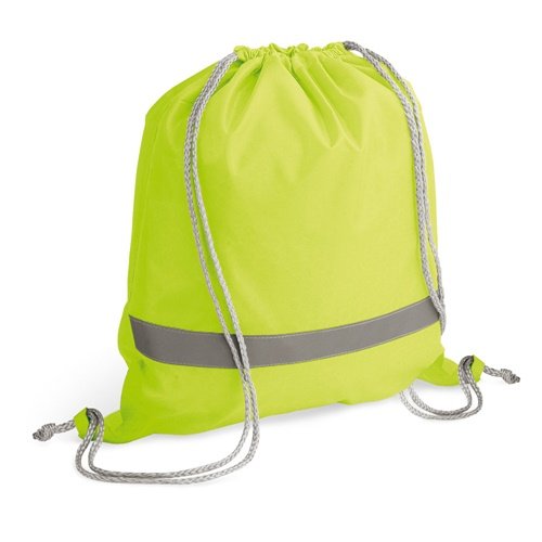 RULES Saco Mochila em Poliéster 210D com Cordões e Elementos Refletores