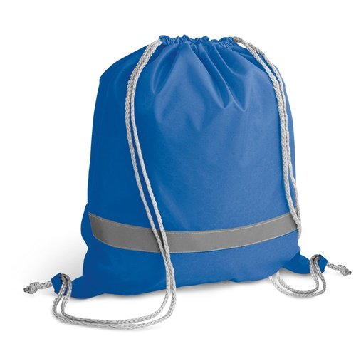 RULES Saco Mochila em Poliéster 210D com Cordões e Elementos Refletores