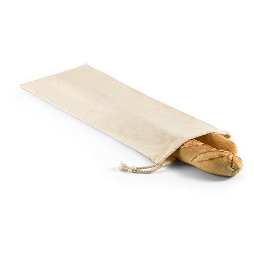 Saco para Pão em Algodão 100% Natural com Cordão – 220x560 mm