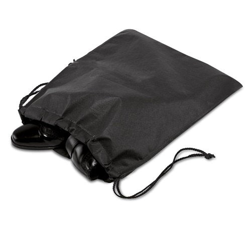 Bolsa para sapatos GWENNO em non-woven 80 g/m² com cordões