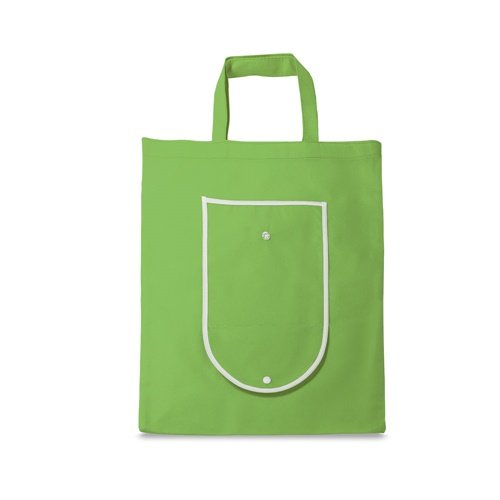 Saco dobrável em non-woven 80 g/m² com alças de 380 mm