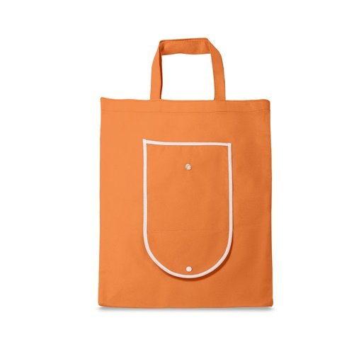 Saco dobrável em non-woven 80 g/m² com alças de 380 mm