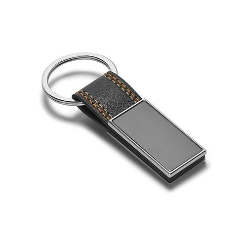 BALE Porta-chaves em metal com acabamento em PU