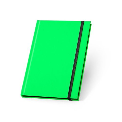 Bloco de Notas A5 em PU Fluorescente com Folhas Pautadas WATTERS