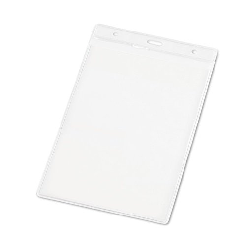 Bolsa Vertical WHITMAN para Crachá em PVC com Furos para Mosquetão