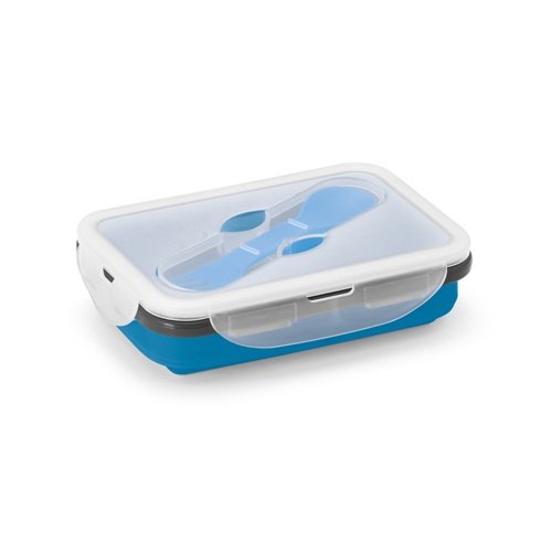 Lancheira Retrátil Hermética em Silicone e PP 640 mL – Saffron