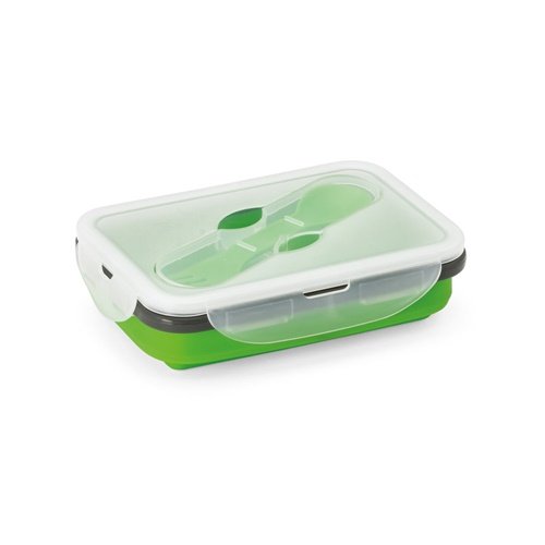Lancheira Retrátil Hermética em Silicone e PP 640 mL – Saffron