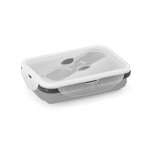 Lancheira Retrátil Hermética em Silicone e PP 640 mL – Saffron