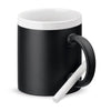 Caneca em cerâmica Chalkie 360 mL com efeito ardósia