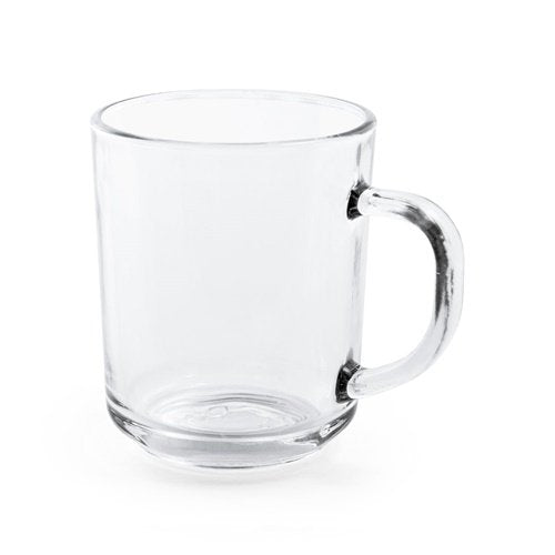 Caneca SOFFY em vidro 230 mL com smile na base