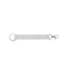 Lanyard curto WALSALL SUBLIMATION II DUO 20 mm em poliéster reciclado com argola e mosquetão