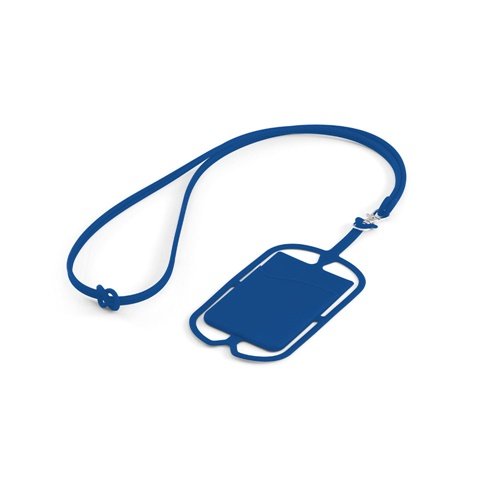 NICOLAUS Porta-cartões em Silicone com Lanyard e Suporte para Smartphone