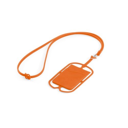 NICOLAUS Porta-cartões em Silicone com Lanyard e Suporte para Smartphone