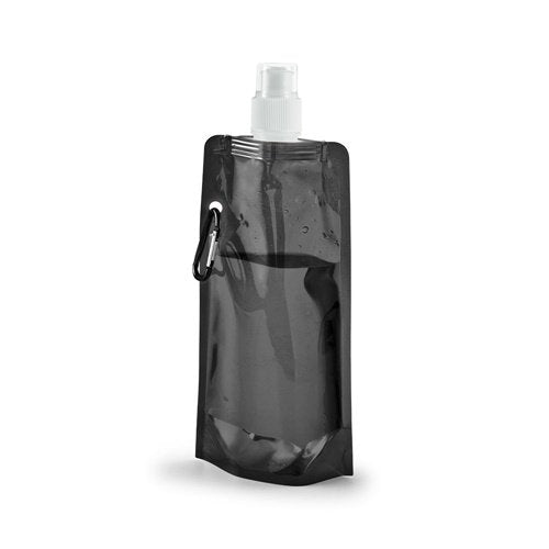 Garrafa Dobrável KWILL em PE 460 mL com Mosquetão