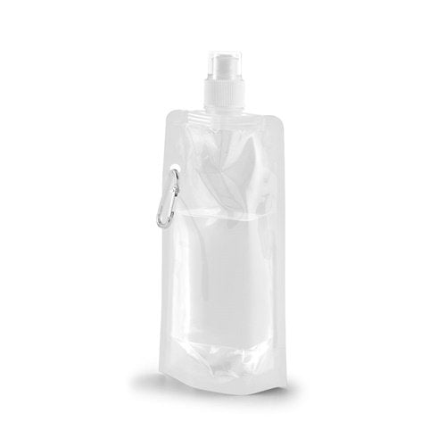 Garrafa Dobrável KWILL em PE 460 mL com Mosquetão