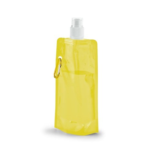 Garrafa Dobrável KWILL em PE 460 mL com Mosquetão