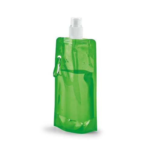 Garrafa Dobrável KWILL em PE 460 mL com Mosquetão