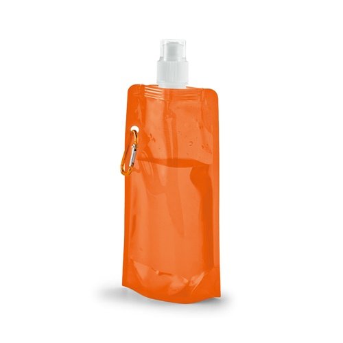 Garrafa Dobrável KWILL em PE 460 mL com Mosquetão