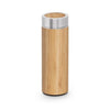 Garrafa térmica em bambu e aço inoxidável reciclado 430 mL