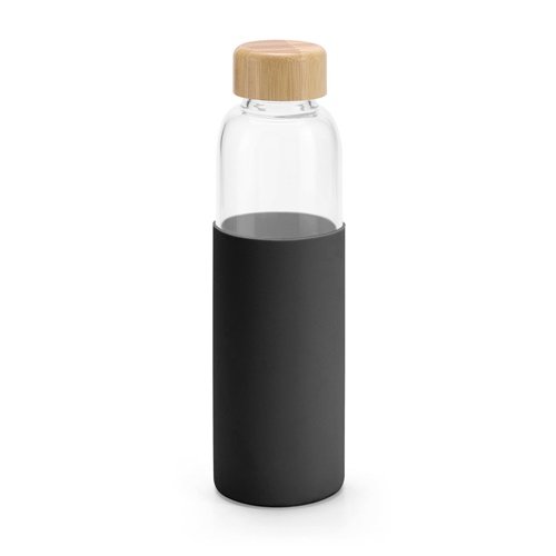 Garrafa Dakar em Vidro Borossilicato e Bambu 600 mL