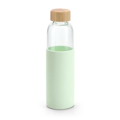 Garrafa Dakar em Vidro Borossilicato e Bambu 600 mL